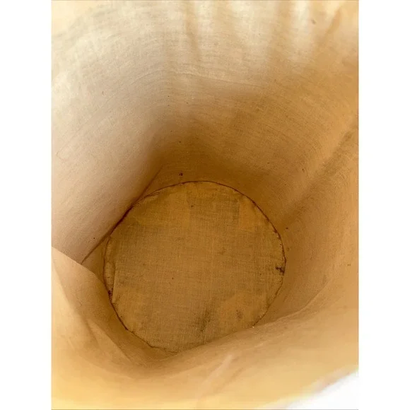 Handmade Nassau Bahamas Woven Tote Bag Handbag Beach Basket Raffia Straw‎ 12"H - Picture 7 of 9